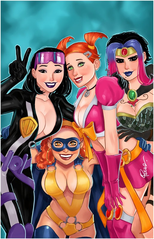 Cover Art to Issue #4 (minus logo) Digital colors