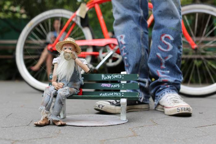 Stix, hangin' on his bench