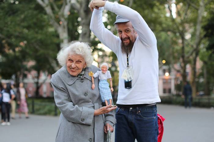Ricky made a custom Marionette for Doris, one of his favorite visitors!