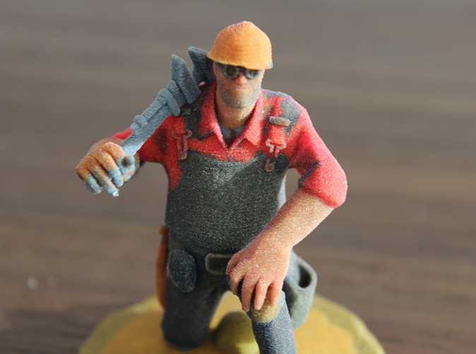 Example of a sandstone figurine