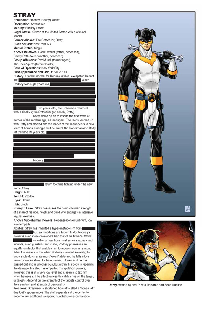 Stray Sourcebook Entry
