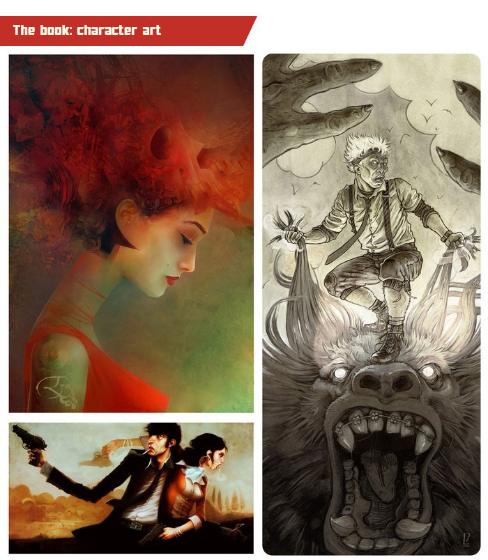 Here is a selection of character concepts from Loïc's portfolio