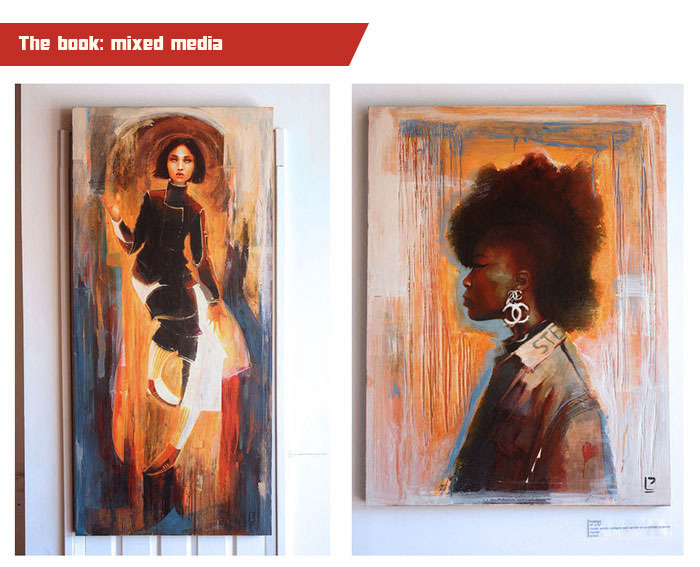 And his mixed media works have been exhibited and sold in galleries all around the world!