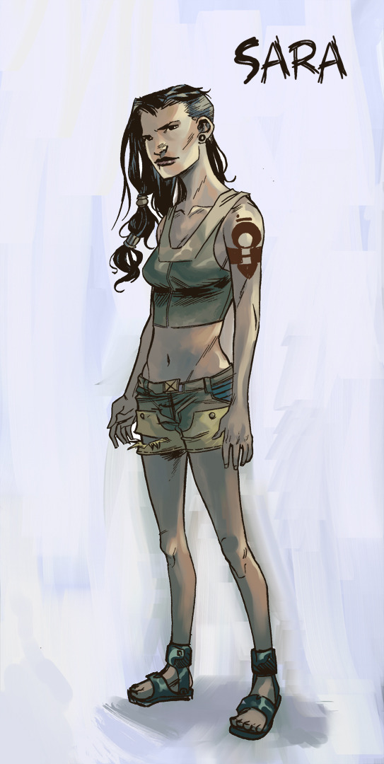 Sara, Ayden's sister, is no damsel in distress. She's fierce and cunning with a no-nonsense attitude and the fortitude to do what needs to be done.