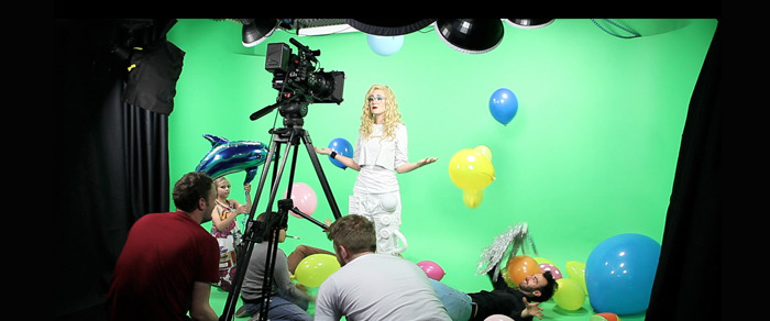 The filming of The Future music video