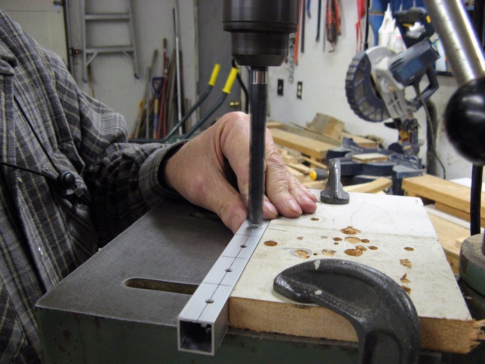 At the machine shop
