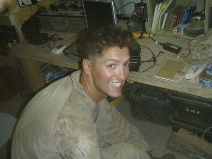 Sgt. Dan Patron in Afghanistan