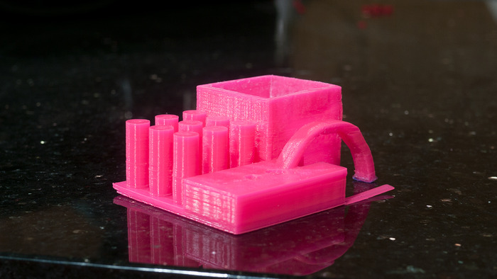 Make Torture Test @ 60mm/s / .1mm Layer Height in Fandango PLA