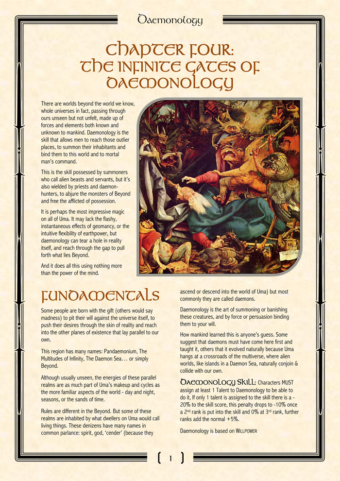 Daemonology chapter frontpage (from Chapter 4).