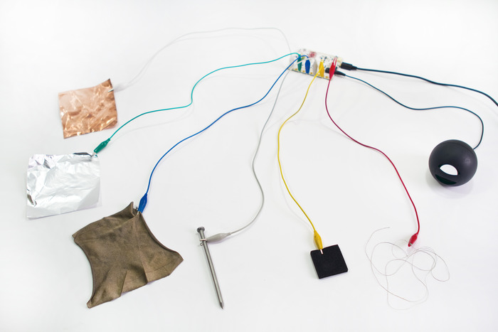 Use the Touch Board with any conductive material.