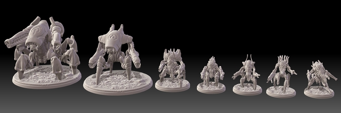 Glorlon units size comparative