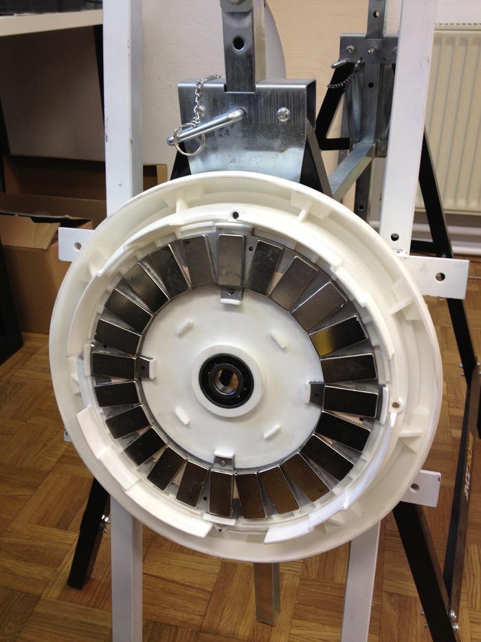 Magnets in Motor Housing