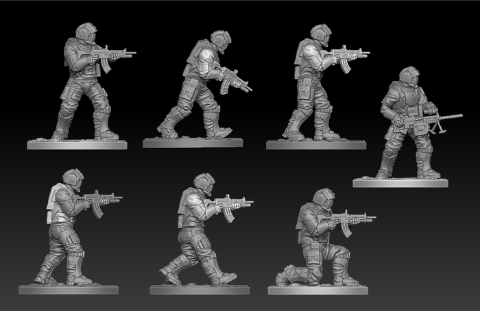 Colonial Trooper squad