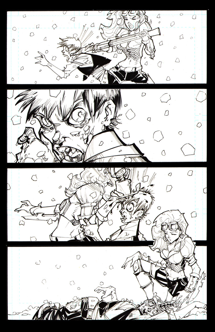 Page 4. Art and inks by Randy Kintz.