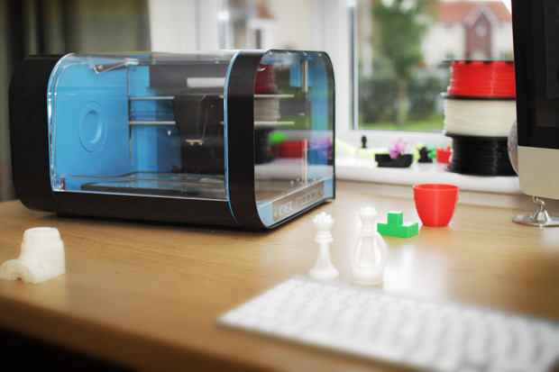 A fully self contained unit with a small desktop footprint.
