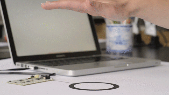 The Touch Board can work as a distance sensor.