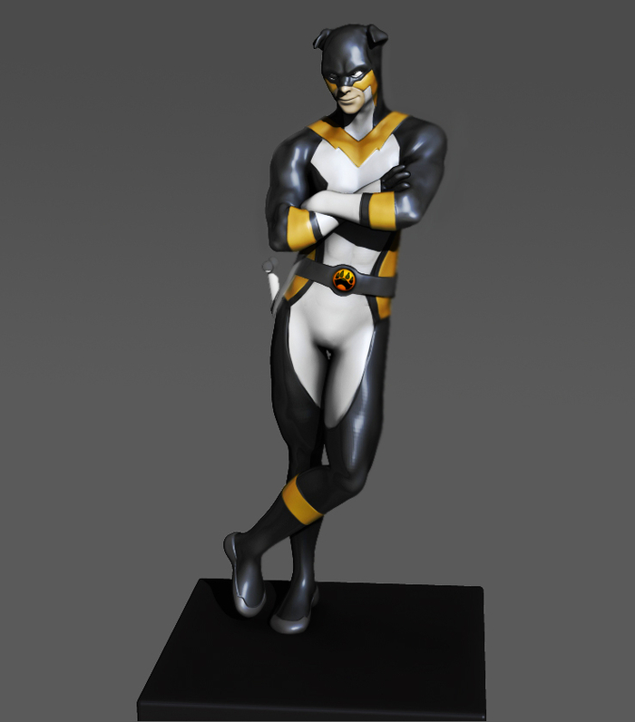 Stray - 3D Rendering for Statue (available as a $300 Reward Tier)