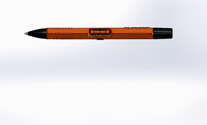 The D180 Folding Pen was engineered using the latest 3D modelling software and printed using a high grade industrial 3D printer on the highest resolution setting.