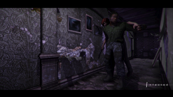 You can help lend your teammates a hand whenever they are too infected to walk properly.