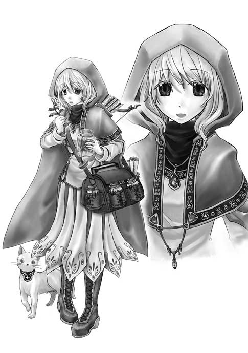 Ruru the Healer, the first Ryuutama character Toyuki Mizusaka played!