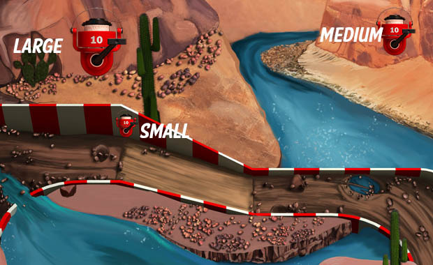 Note: LOW RESOLUTION sample only: acutal track & sizes may vary