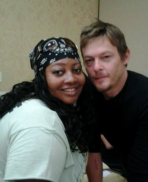 Tuwanda with actor Norman Reedus