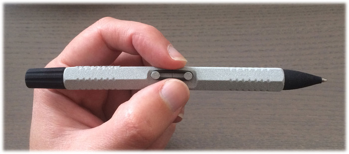 Upgrade to aluminum/nylon blend ($95 pledge). Note, this pen will not float due to added weight of the aluminum.