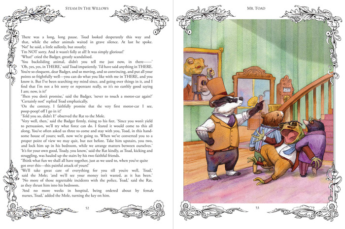 Whole page splash in colour, blasting your eyes with vivid action!