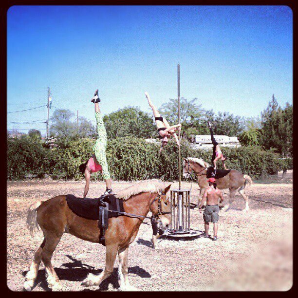 A rehearsal in our 'Field of Dreams'