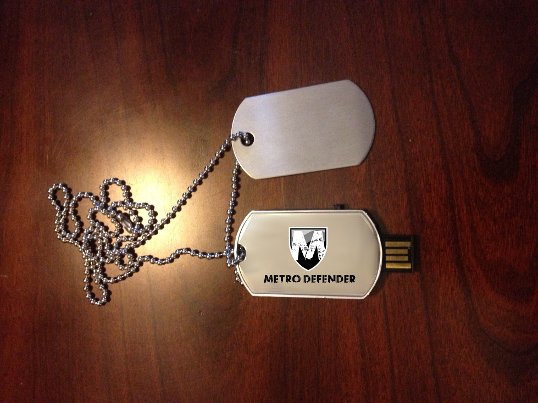 2GB Dog Tag USB (Artist Impression)
