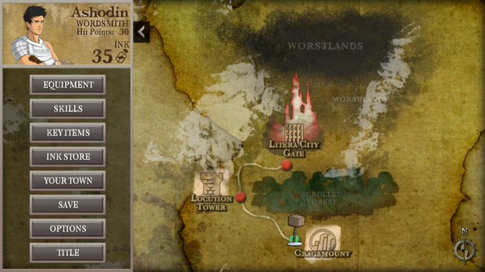 The World Map Menu