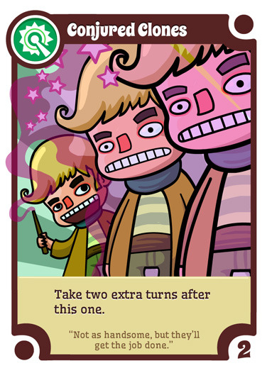 Conjured Clones - one of the WANDS cards
