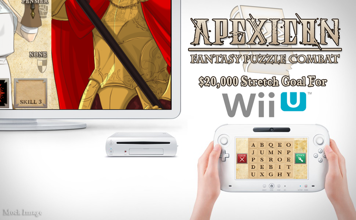 If we reach this goal, you can choose Wii U as your free copy for backing!