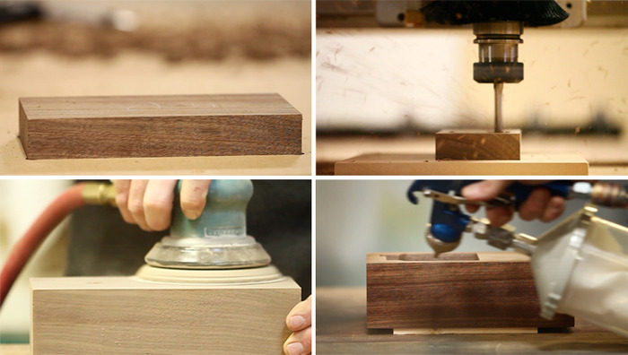 wood base prototype production