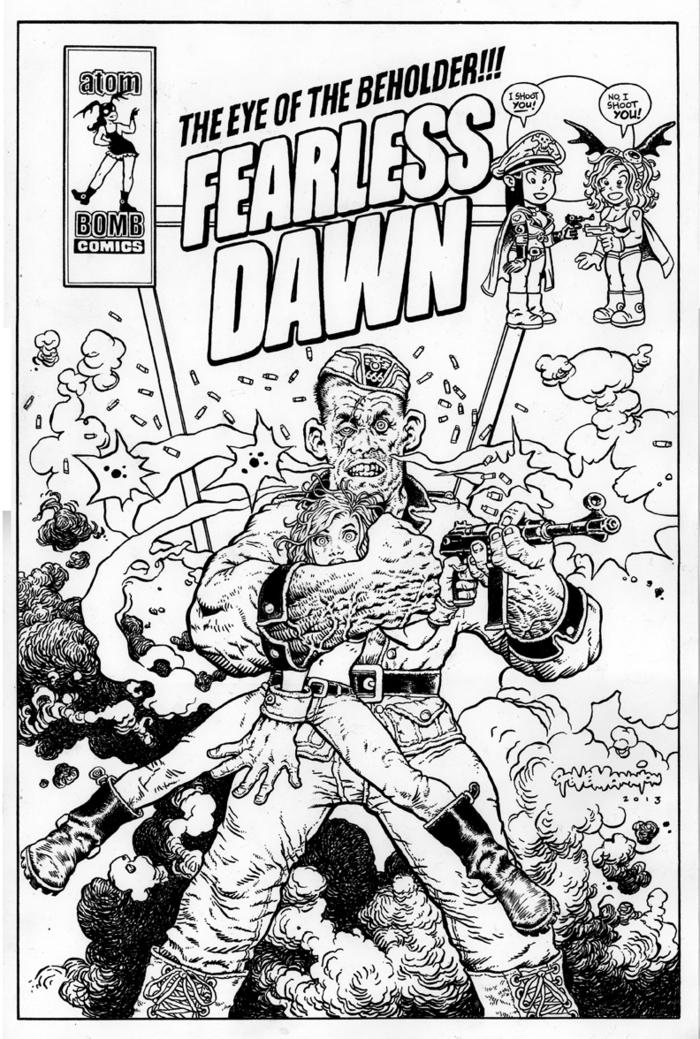 Inked Cover Detail above...