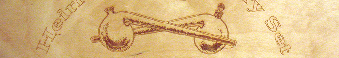 Detail of Heirloom Chemistry Set Door