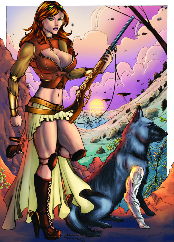 Art by Adriana Tavares and colors by John Hunt