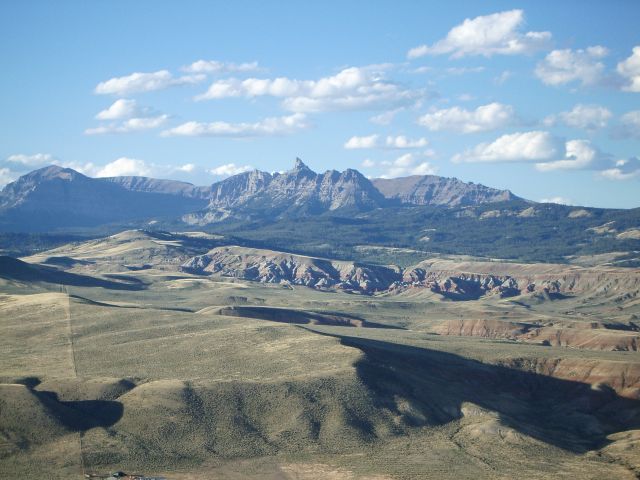 The view around the Turtle Ranch in Dubois, Wyoming
