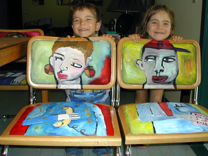 Custom Painted Chair