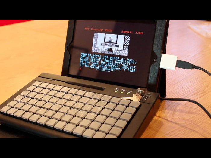 The SXX keyboard, used in the early development and testing of the firmware and the software for the proto-type Bluetooth ZX Spectrum.