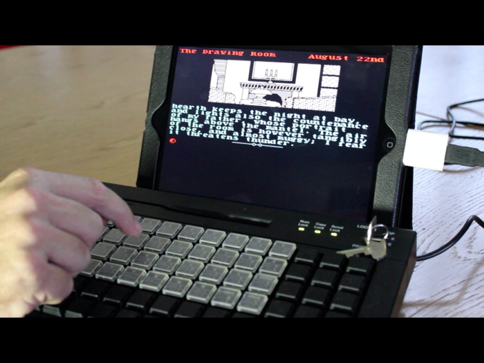 The functional prototype Bluetooth ZX Spectrum.