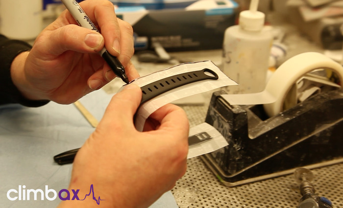 making silicone casts for prototype bands