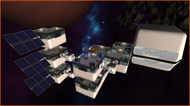 Astrobase in "ant farm" view