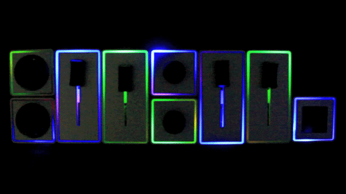 Every Palette module comes with built-in RGB LEDs you can control.