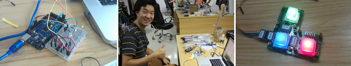 We got rid of the tray from Proto 2. Back to the breadboard to test out a new type of freeform architecture.