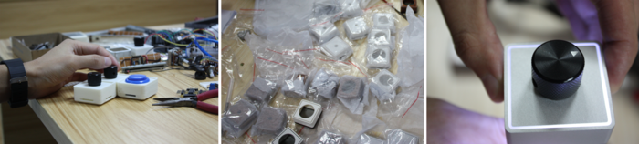 3D printed some new housings. Got our first shipment of Aluminum housings. OOOoo check out that beautiful halo :D