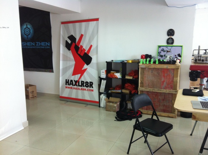 At the HAXLR8R Office in Shenzhen. Go Hardware!
