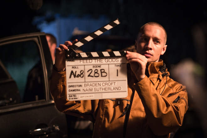 We had an amazing crew working behind the scenes and got lots of laughs from 3rd AC Rudy.