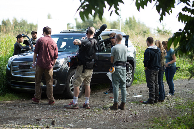 How many people can you fit around a picture vehicle???