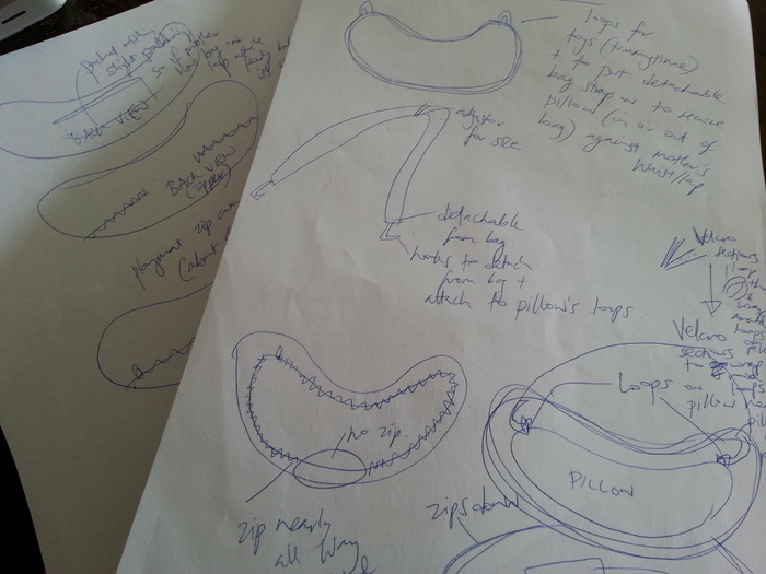 A couple of Gemma's design 'scribbles'...